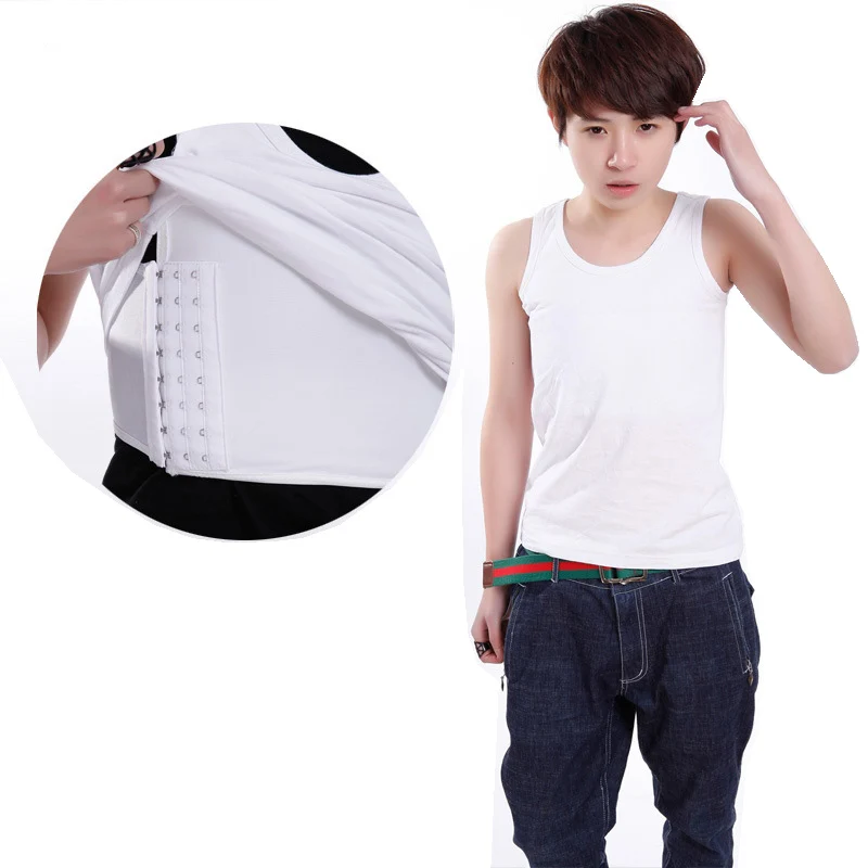 

HaleyChan женский Tomboy жилет для груди плоская грудь тонкий формирователь FTM Trans лесбийское дышащее нижнее белье майки короткий топ для женщин то...