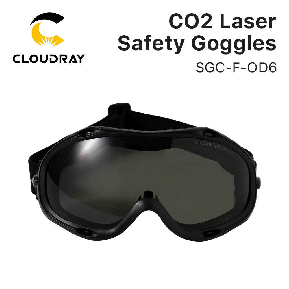 

Cloudray OD6 + 10,6 мкм Co2 лазерные защитные очки стиль F 10600 нм защитные очки защитные очки для машины Co2