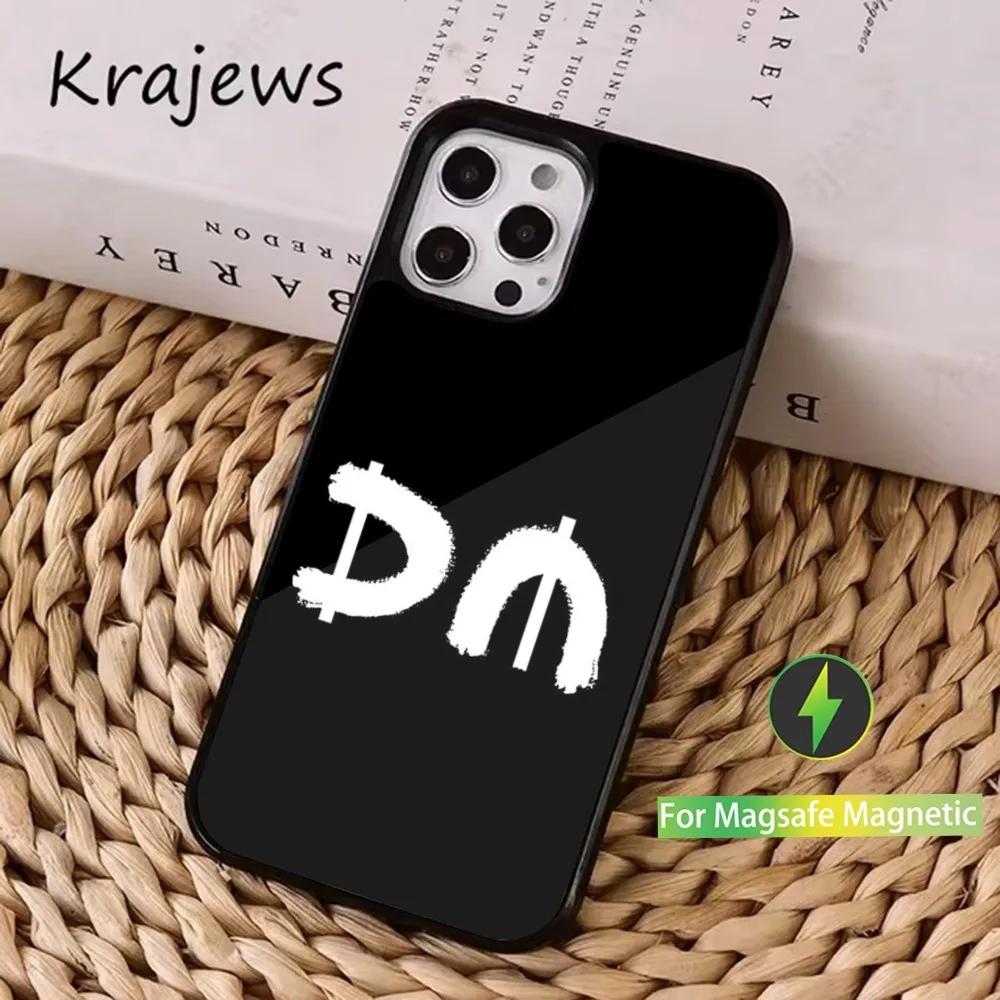 D-Depeche Mode Rock-S Band Phone Case For iPhone 16 15 14 13 12 11 Pro Max Plus Mini Magsafe Magnetic Wireless Charging