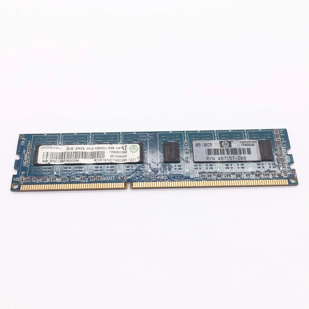 Память SDRAM DDR3 2 Гб 13333 МГц RMR1870EF48E8W-1333 2Rx8 ОЗУ для настольного компьютера подходит для Ramaxel 10600U