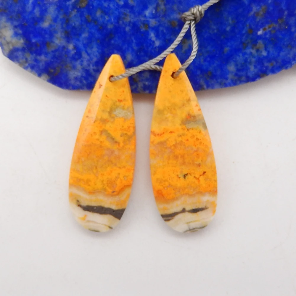 Серьги-подвески из натурального камня шмеля для женщин набор сережек