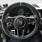 Кожаная Замша ручной сборки для Porsche Taycan Cayenne Macan Panamera 718 911, аксессуары для интерьера