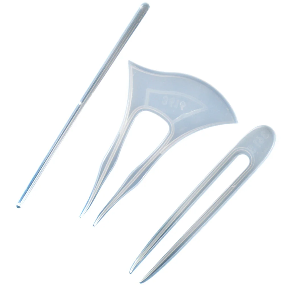 

Mold Hair Resin Casting Silicone Molds Epoxy Jewelry Hairpin Pin Clip Stick Chopsticks Diy Mouldmaking Craft Crystal Supplies