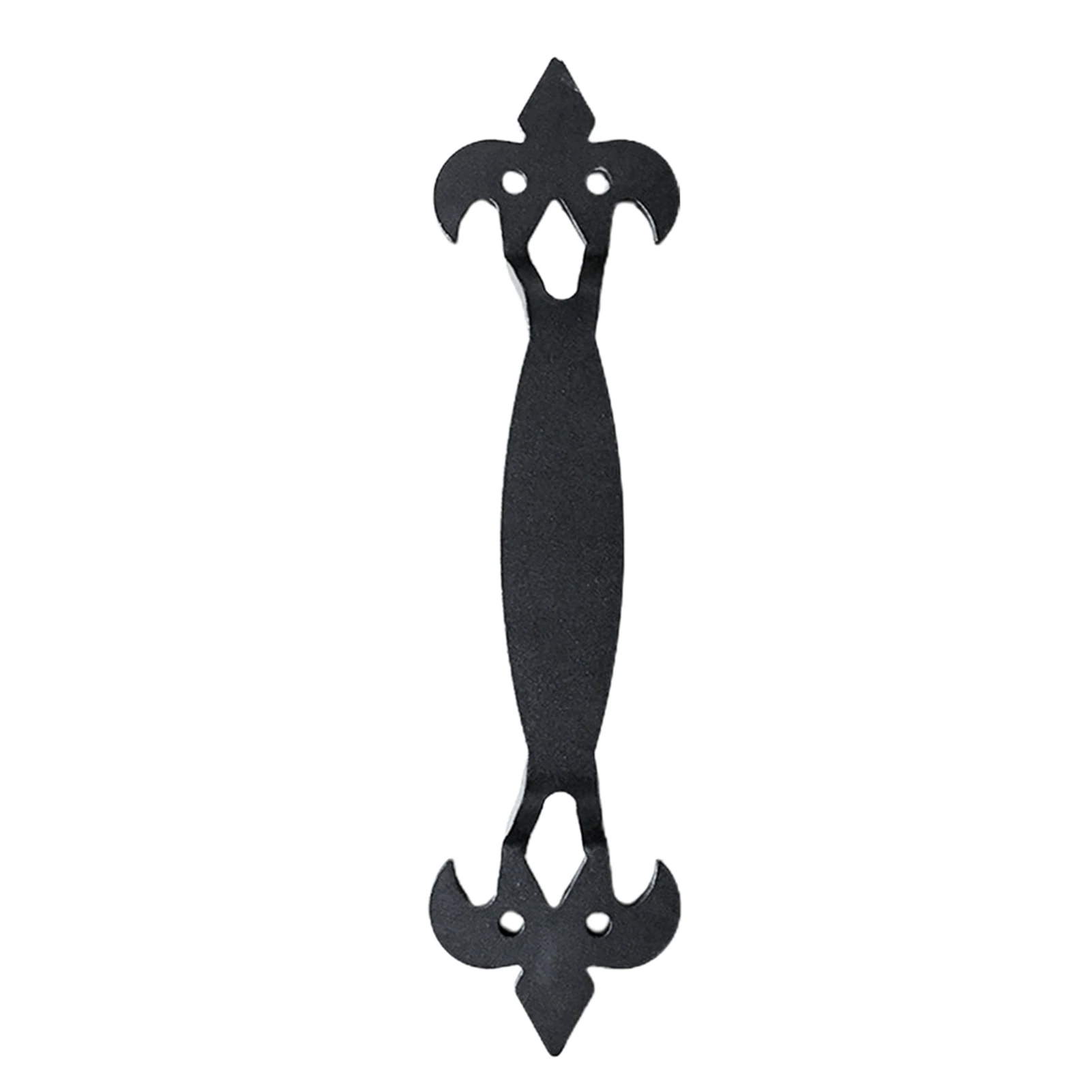 

Solid Smooth Grab Pull With Screw Home Farmhouse Carbon Steel Black Sliding Gate Rustic Hardware Accessories Barn Door Handle