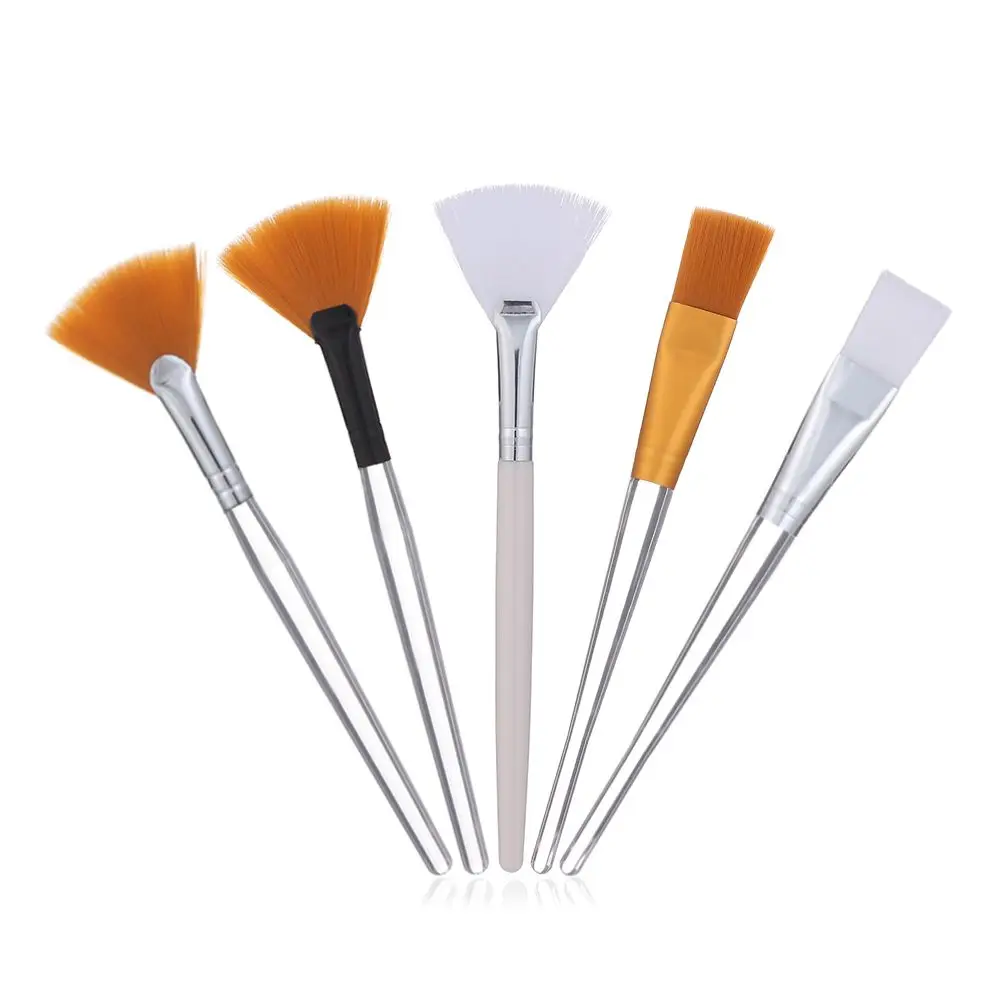 

1PC Ladies Girl Practical Facial Brushes Portable Fan Mask Makeup High-density Fine Fiber Hair Brushes Skin Care Cosmetic Tools