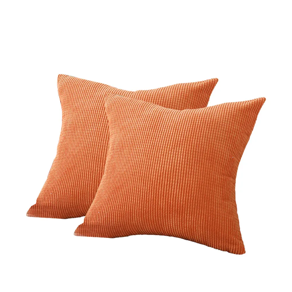 

1/2/3 наволочки для подушек, декоративная подушка для дивана, искусственная Подушка на молнии для спальни, автомобильная мебель, подушка, аксессуары для коридора, оранжевый цвет