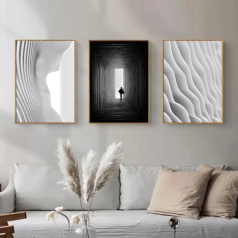 Абстрактная Картина на холсте современный простой узор с изображением космоса