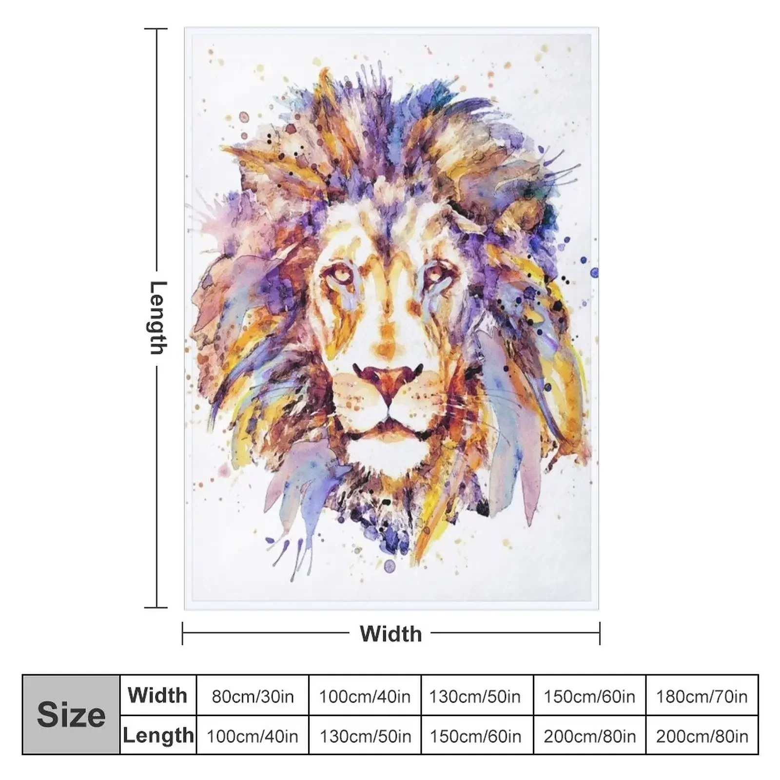 Роскошное Одеяло в виде головы льва для косплея