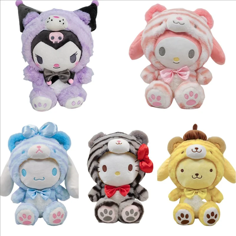 

Hello Kitty Stuffed Toy Kuromi My Melody Plush Doll Catoon Cat Gift Grab Machine Doll Children Little Girls Birthday Gift
