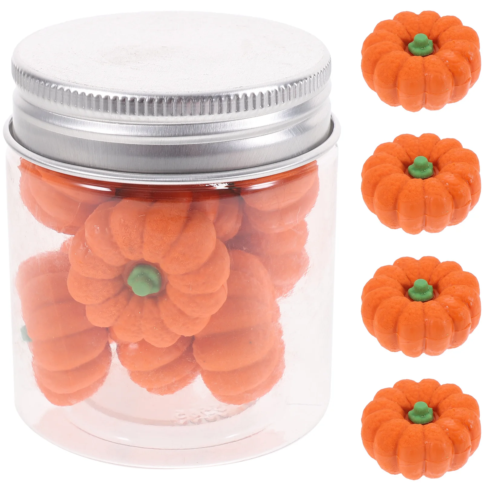 

Erasers For Drawing Accessory Prizes Kids Pumpkin Halloween Cartoon Mini Shape