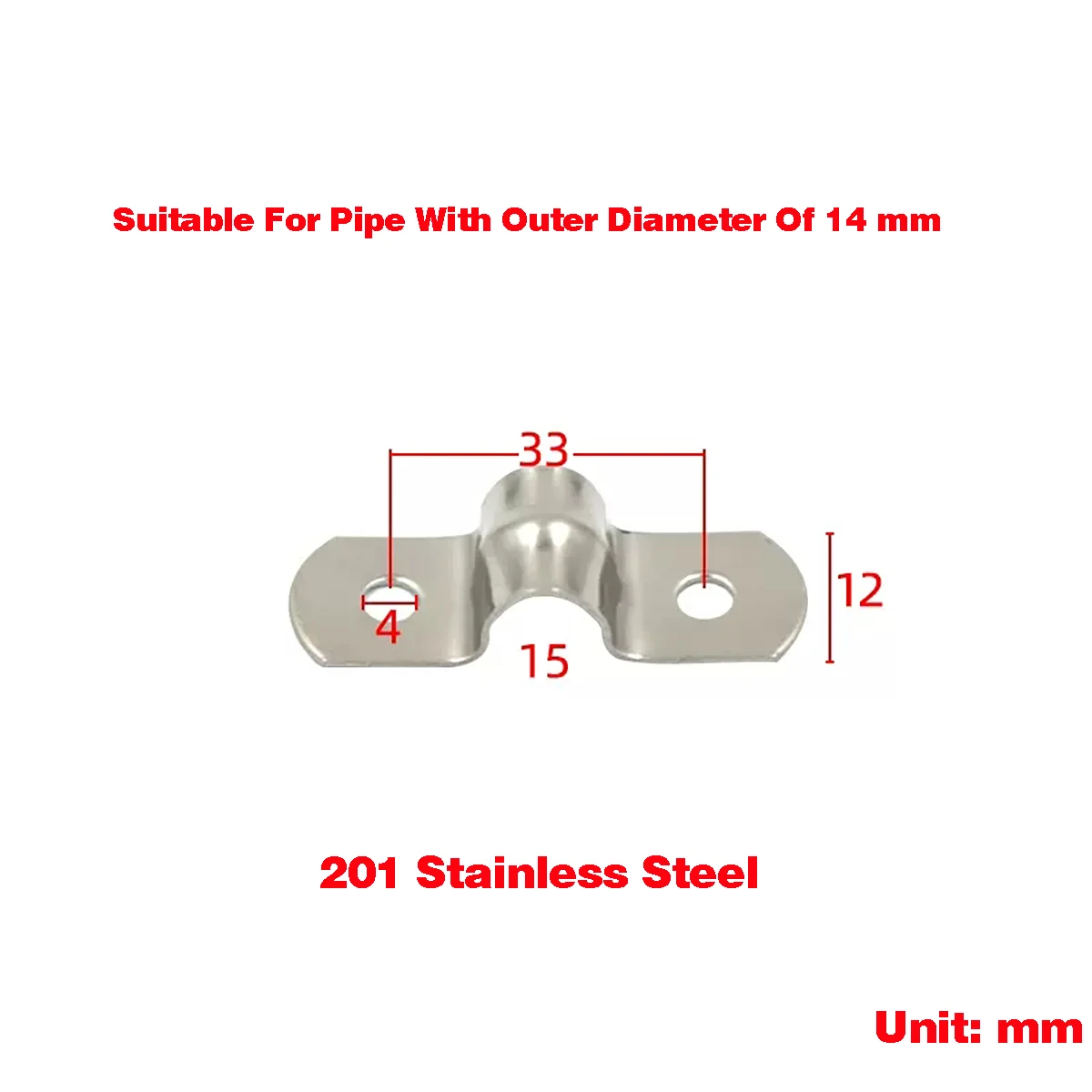 

Зажим для верховой езды из нержавеющей стали 201/фиксированная фотография