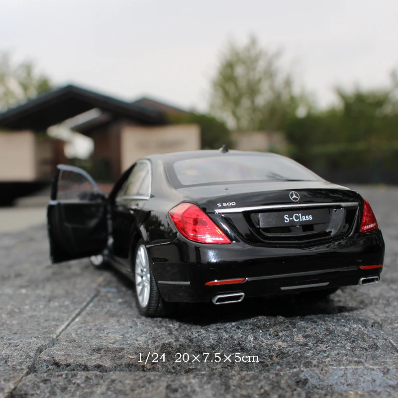 Модель автомобиля Mercedes Benz S-CLASS S500 Welly 1:24 модель из сплава коллекция украшений