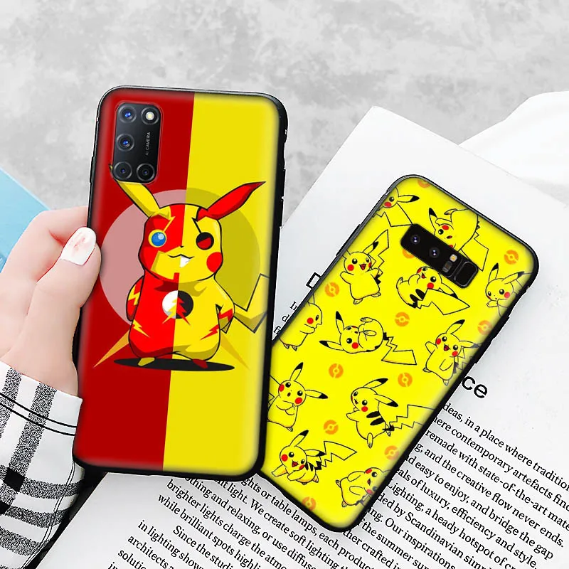 B-2 Cool Pikachu Soft чехол для OPPO A1 A1K A31 A32 A35 A52 A53 A53S A54 A54S A57 A73 2020 A74 A83 A85 A91
