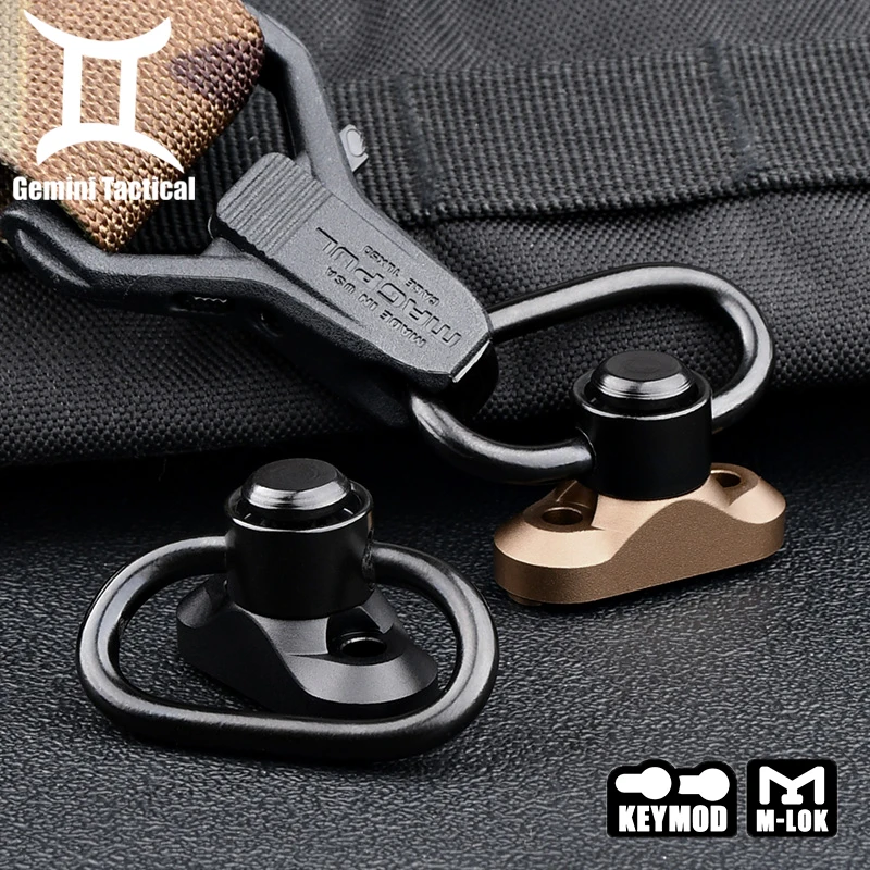 

Tactical QD Sling Swivel Stud Mount BCM Quick Detach Release Rotation QD adapter For Mlok Keymod Base Outdoor Hunting Accessorie