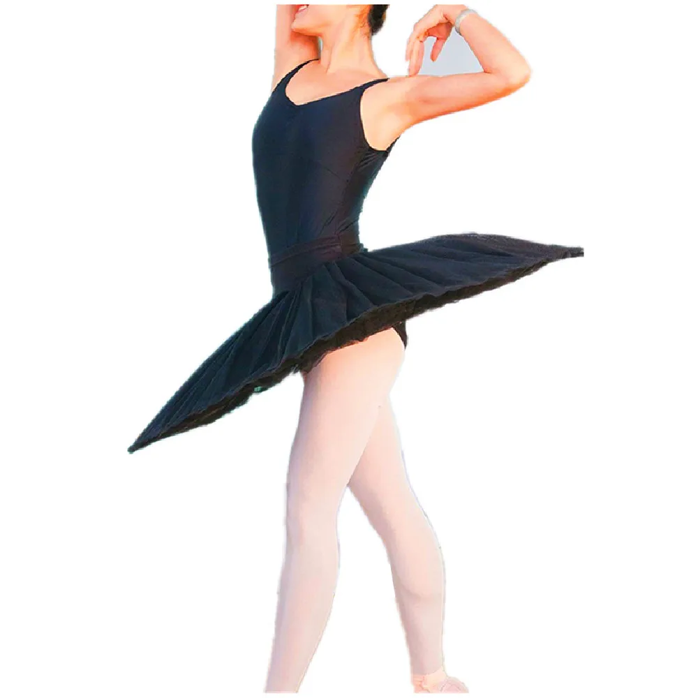 

Professional Ballet For Adult Child Stiff Mesh Pancake Belly Dance Girls Practice Kids White ballet tutu skirts ballet tutu