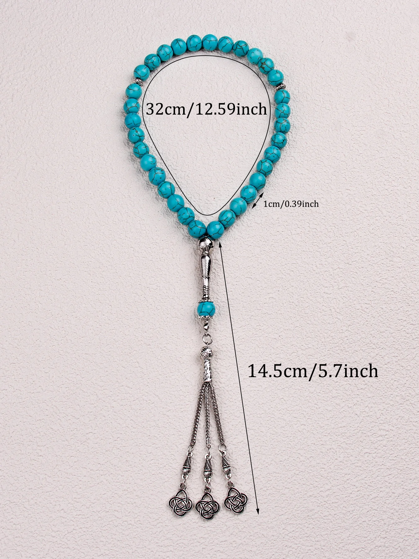 Мусульманский браслет с розам из стрейчевых бусин для мужчин и женщин лечебный