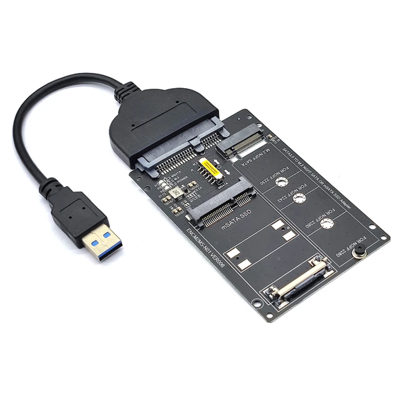 

SSD Adapter M2 SSD mSATA to USB Adapter M.2 to USB mSATA SSD to USB3.0 Converter M.2 USB Riser M2 NGFF mSATA for Laptop Notebook