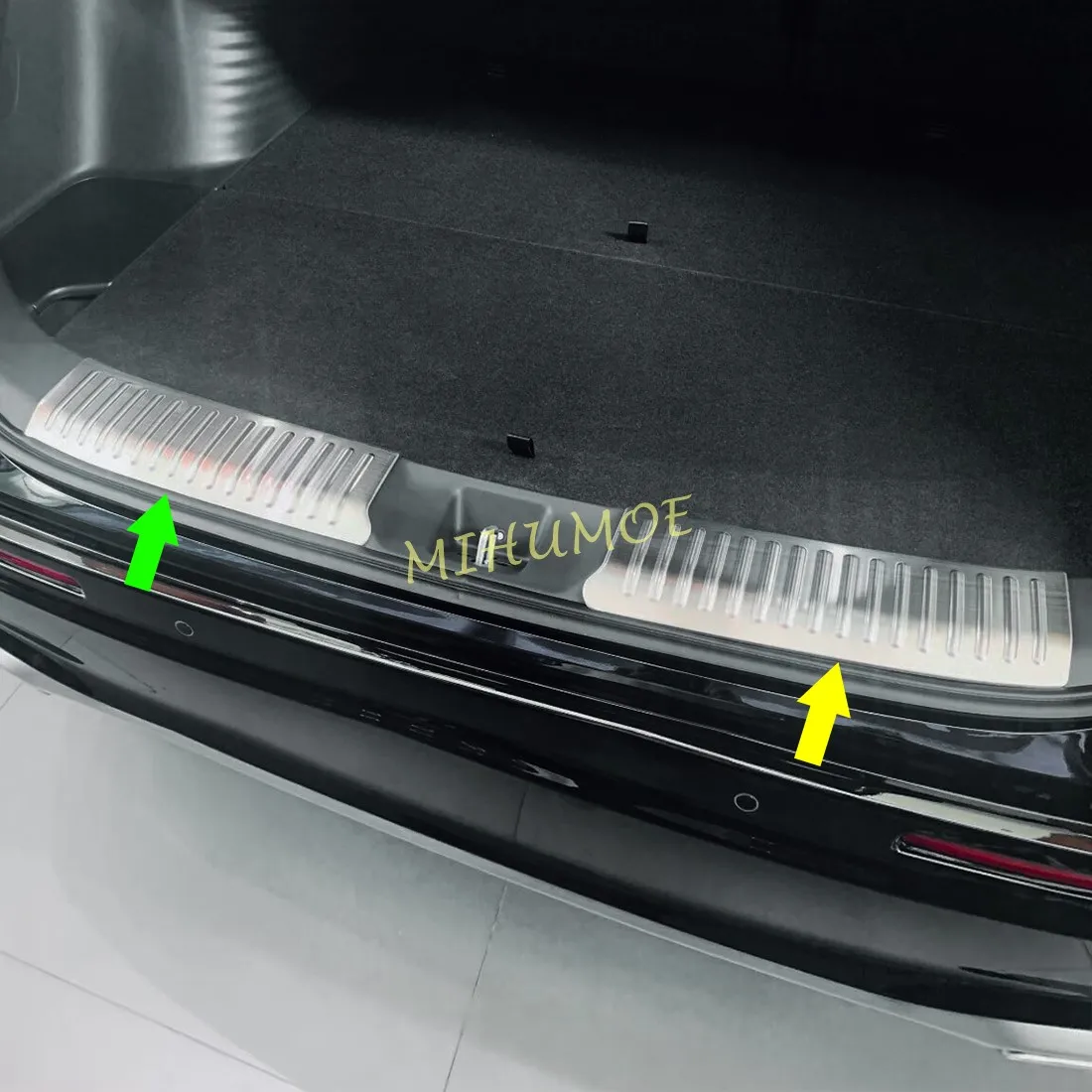 

Для Honda ZR-V ZRV 2023 2024, задний бампер из нержавеющей стали, защита на порог багажника, защита входа багажника