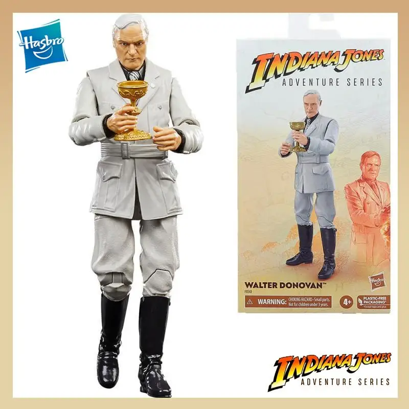 

Hasbro Original Indiana Jones Adventure Series Walter Donovan 6inch Movie & Anime Peripherals Gift Model Toys Action Figures