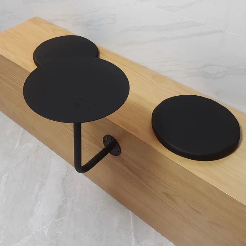 Европейский небольшой круглый стол настенный для магазина чая с молоком