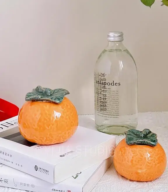 Подарочная коробка в виде апельсиновой свечи для ароматерапии с ручным подарком