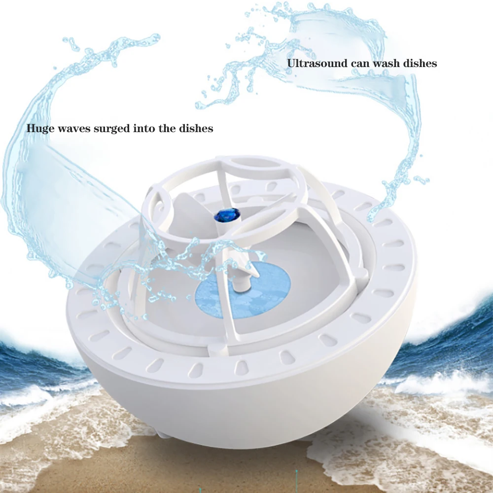 2022 Мини Портативная Ультразвуковая Складная Стиральная машина Turbo USB Drive для