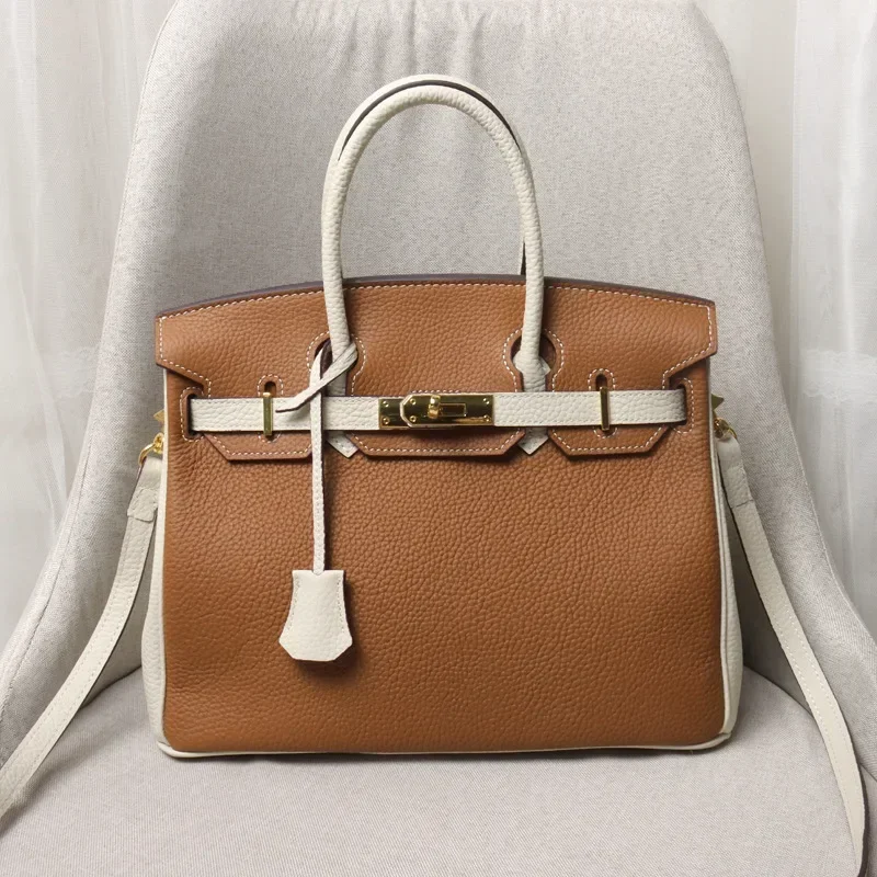 Весна 2021 новая модная кожаная сумка первого слоя из воловьей кожи вместительная