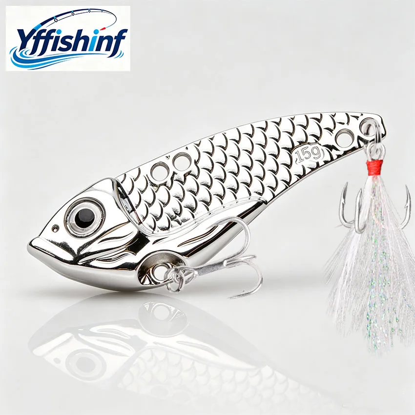 Металлическая вибро-блесна Squama Vib Bionic для спиннинга, 5г, 7г, 10г, 15г, с вращающимися блестками, для пресноводной рыбалки, жесткая приманка, вибрационная блесна-ложка (art.: 3920dbde4b9f5) - 3920dbde4b9f5