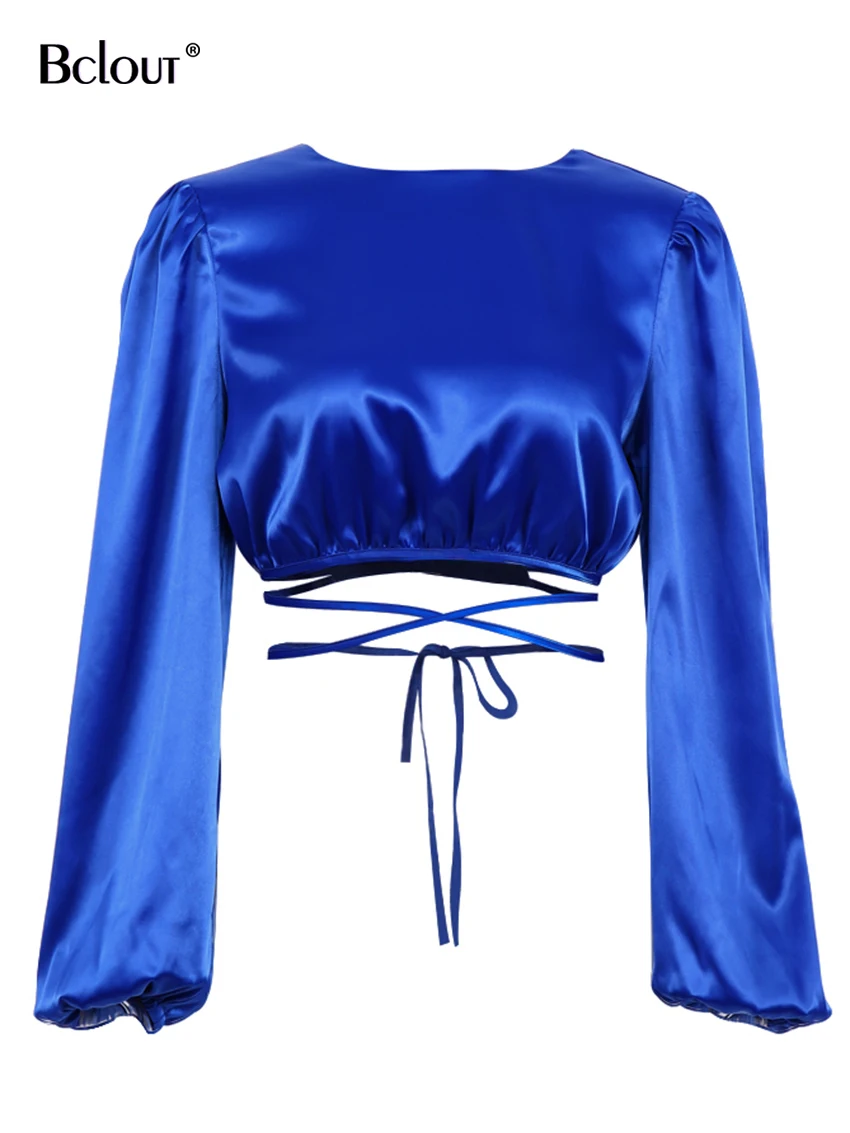 Купить Блузку Женскую С Длинным Рукавом Атласную