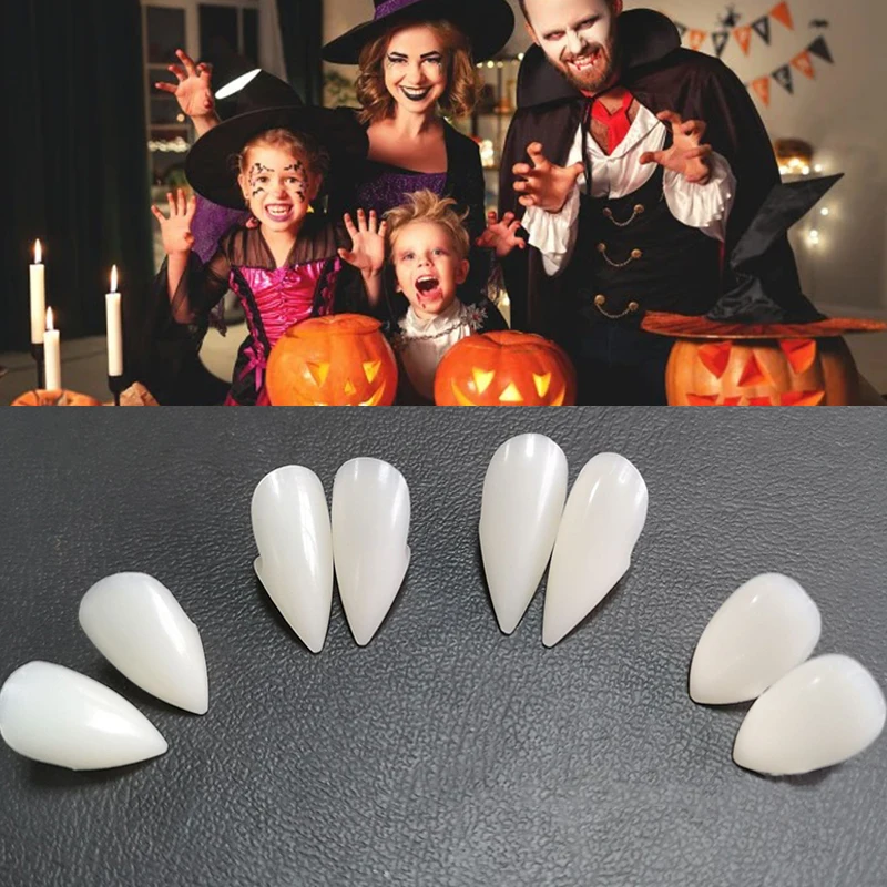Смоляные зубные протезы вампира плюс набор десен реквизит для Хэллоуина Сделай