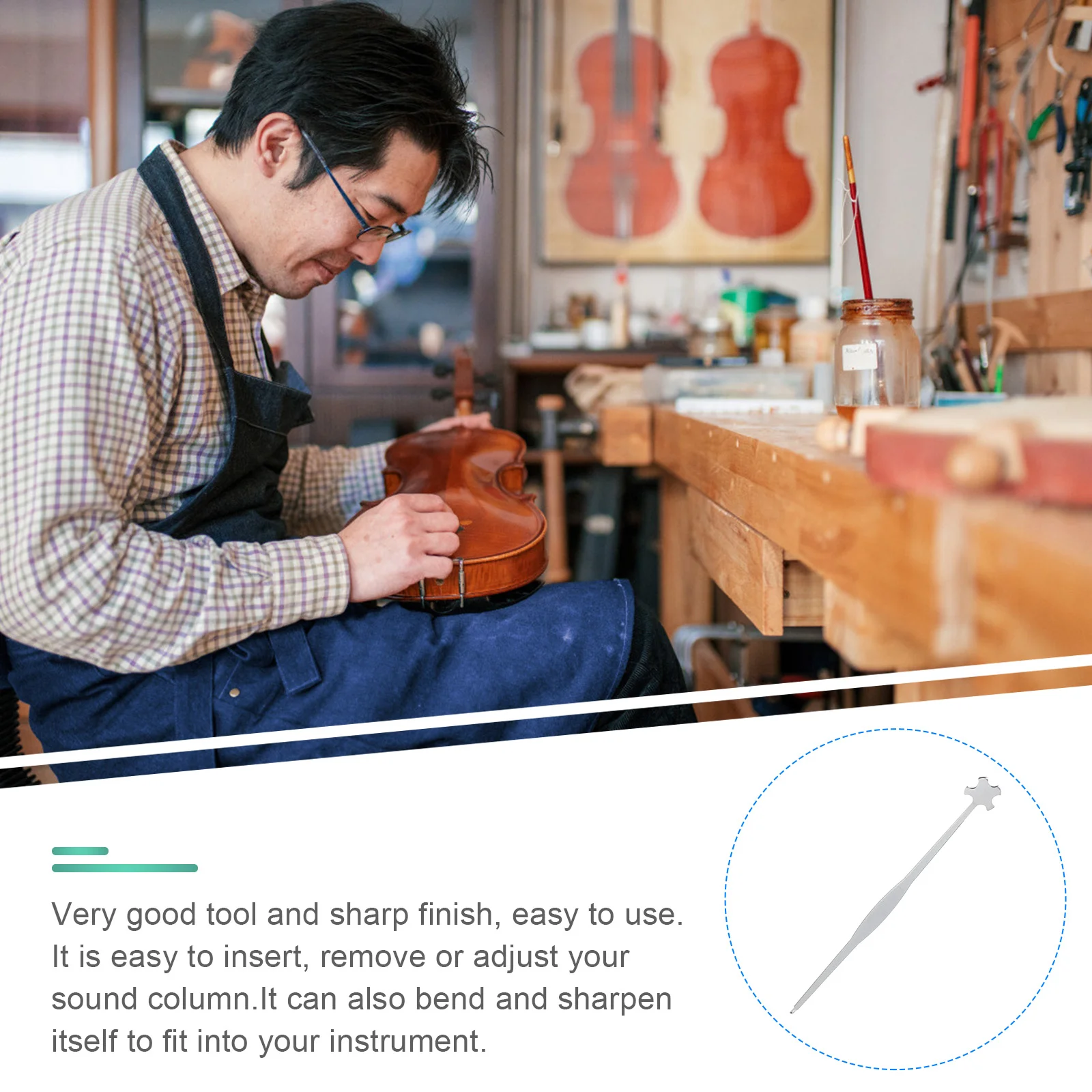 Устройство звуковых постов из сплава колонный крючок для скрипки альта