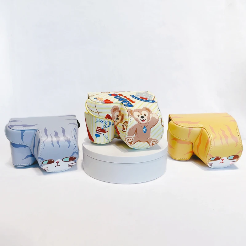 Кожаный чехол для Фотоаппарата sony A6300 A6400 A6100 A6000 NEX-6 ZVE10 16-50 мм