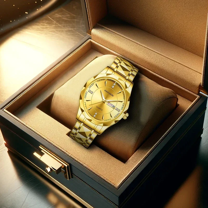 Новые мужские повседневные деловые часы Классическая элегантность простота и