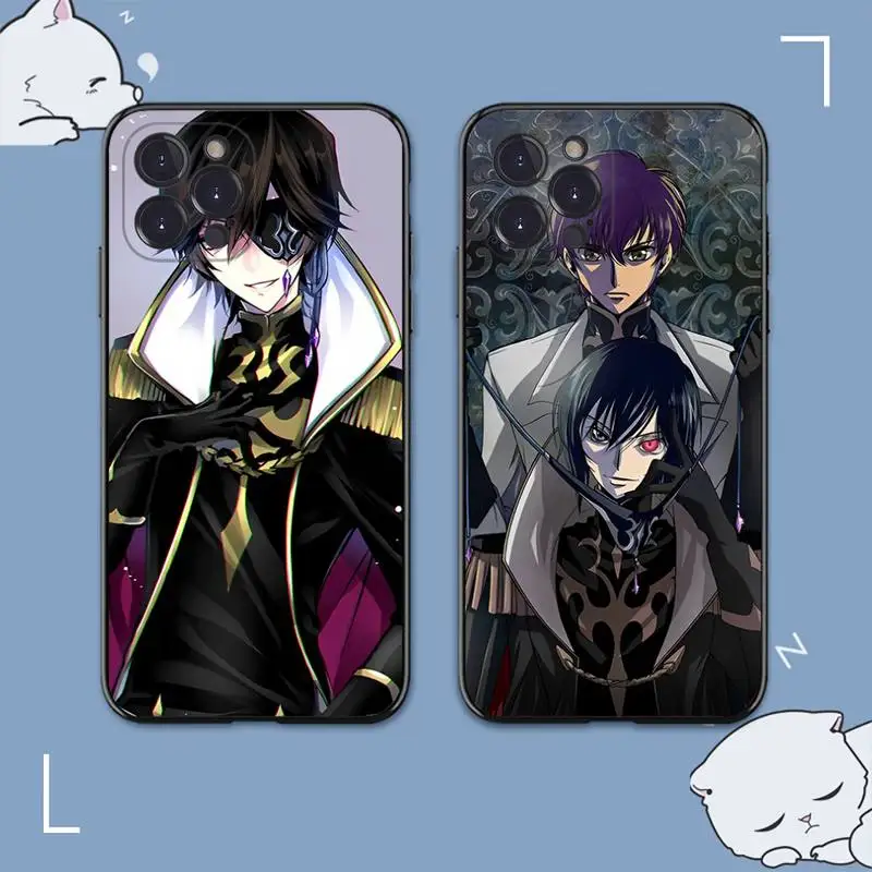 

Lelouch of the Rebellion Phone Case For iPhone 8 7 6 6S Plus X SE 2020 XR XS 14 11 12 13 Mini Pro Max Mobile Case