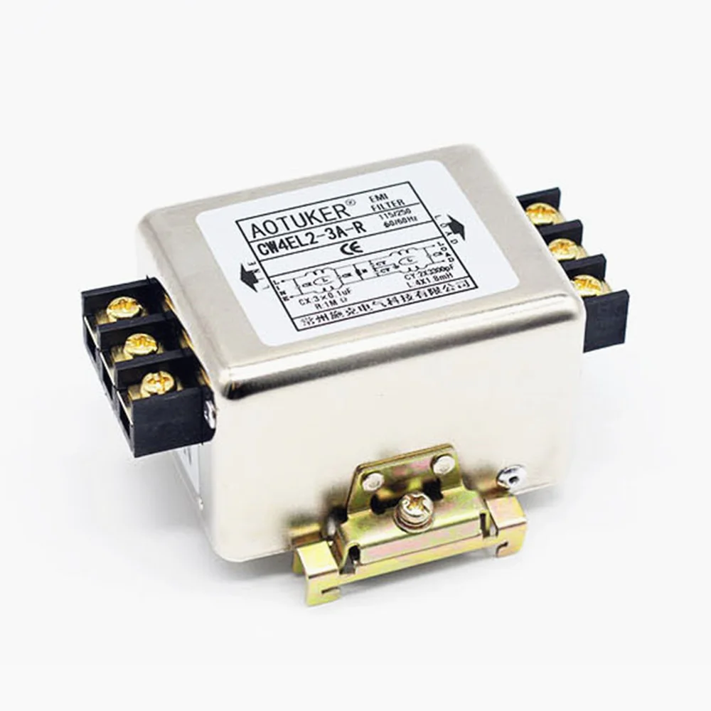 

power filter CW4EL2-3A-30A-R rail-mounted single-phase AC220V