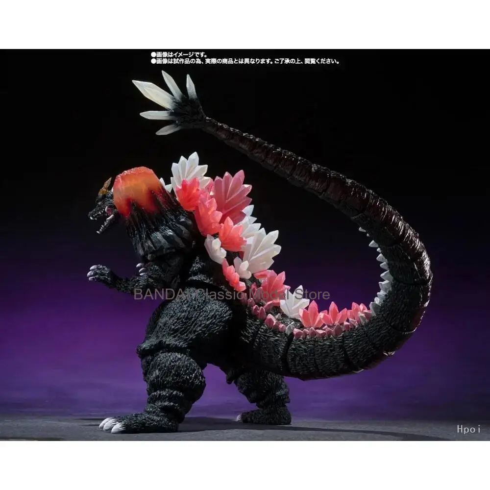 Фото S.H.MonsterArts Спейс-Годзилла: Версия решающей битвы в Фукуоке Коллекционная фигурка Crystal Spines из ПВХ и АБС-пластика, 16,5 см, подарок №4