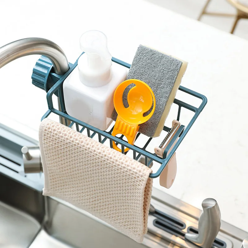 

Полка-органайзер для слива кухонной раковины