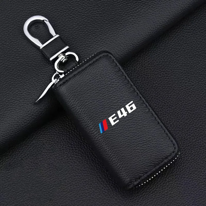 

Leather Car Key Cover Case for E30 E36 E46 E60 E61 E87 E90 Car Accessories