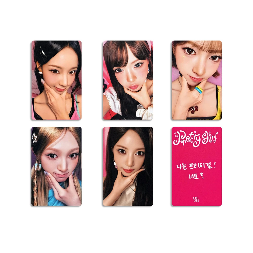 Фото Новинка: Глянцевые фотокарточки RESCENE Pretty Girl Album с Минами Мэй Вони в корейском стиле, модные ломо-карточки, коллекционные открытки для фанатов №3
