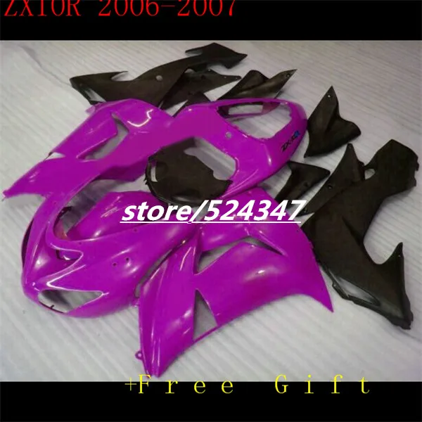 

Fei-100% of cheap selling motorcycles for Ninja ZX10R 06 07 06-07 repsol kawasaki Ninja ZX10R pink fairing body black part three