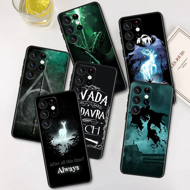 

Art Cool Harries Wand Potters For Samsung A91 A81 A73 A72 A71 A54 A53 A52S A51 A42 A41 A34 A33 A21 A31 A23 lite Black Cover