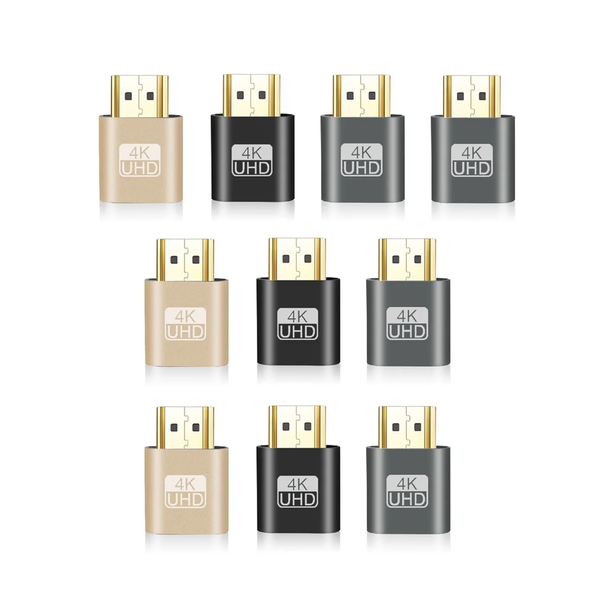 

10 шт., адаптер виртуального дисплея, совместимый с HDMI
