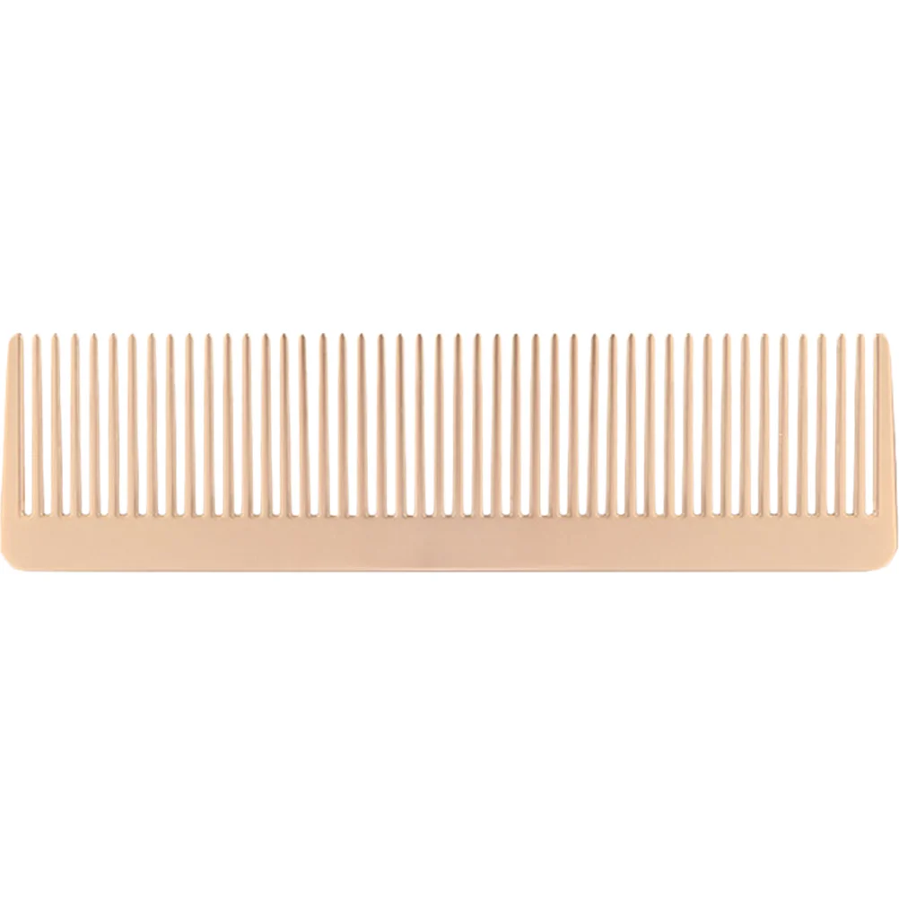 Beard Comb Hair Metal Wet Mens Zinc Alloy Cutting Hairstyle Salon Oil Portable Barber