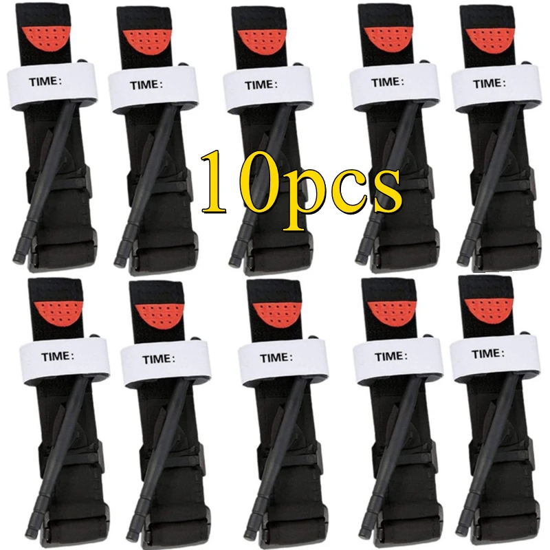 

10/3pc Israeli Bandage Emergency Elastic Quick Strap Military Tourniquet Tactical Hemostasis First Aid Kit Outdoor Survival Tool