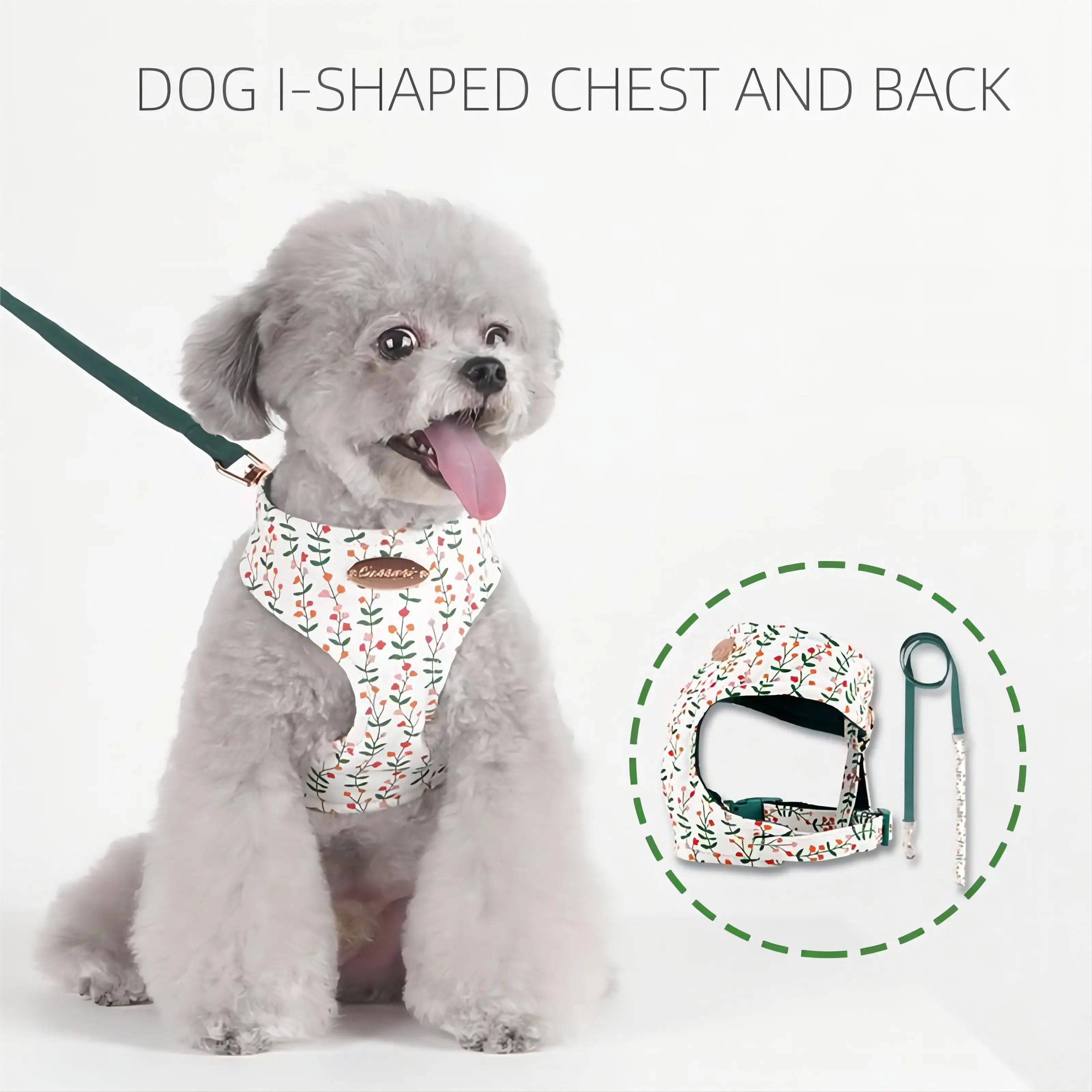 

Pet Lead Rope Anti Escape Chest Strap Out Vest Type Dog Lead Rope For Walking Cats And Dogs Pet Supplies