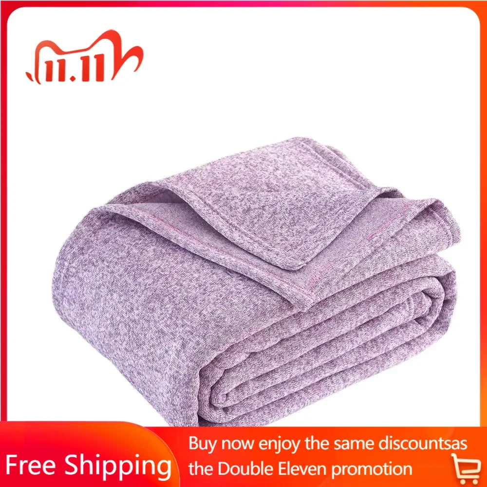 

Одеяло вязаное одеяло королевского размера с 2 шамами легкое пушистое Джерси одеяло Бесплатная доставка Домашний текстиль сад