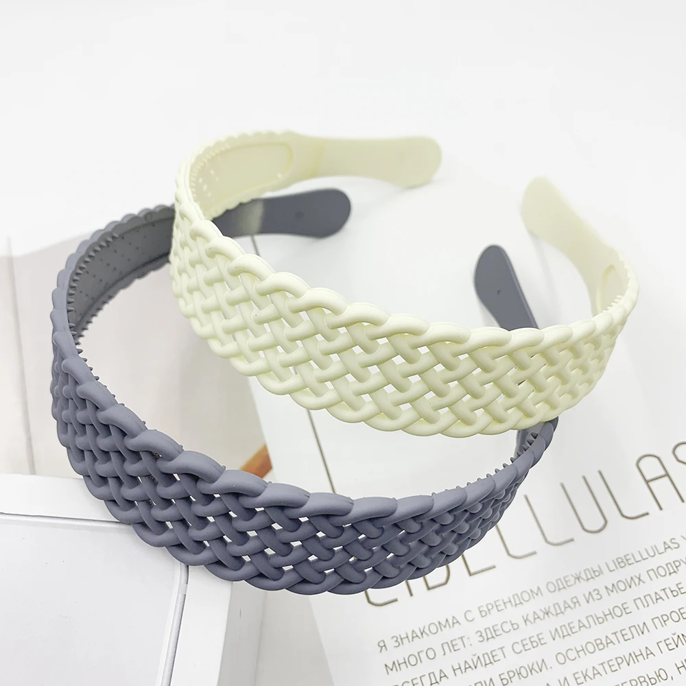 Женская повязка для волос матовая взрослых милая сетчатая на голову