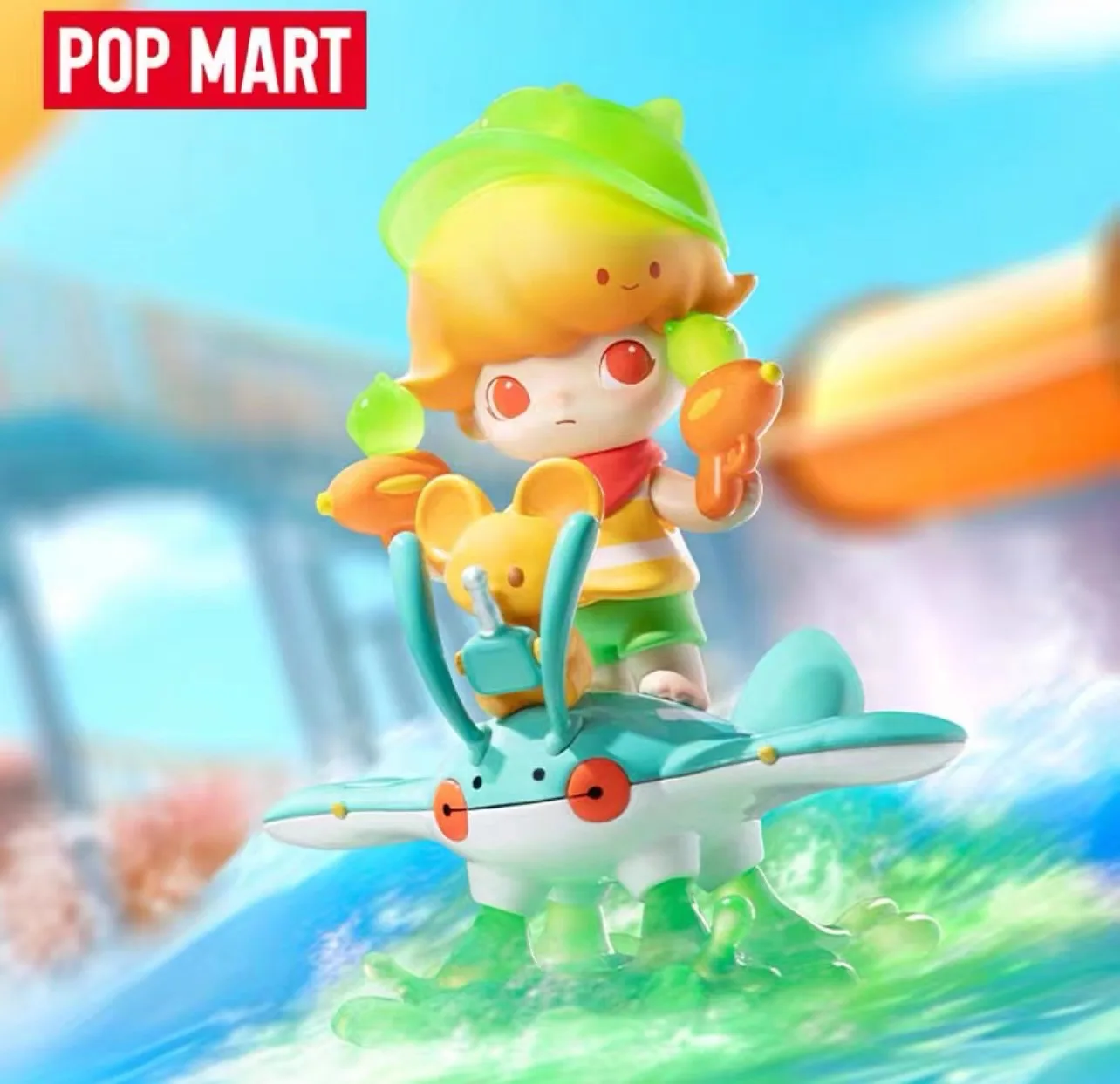 

POP MART Water Party Series Blind Box Toy Kawaii Doll Action Figure Toys Caixas Collectible Figurine Surprise Model Mystery Box