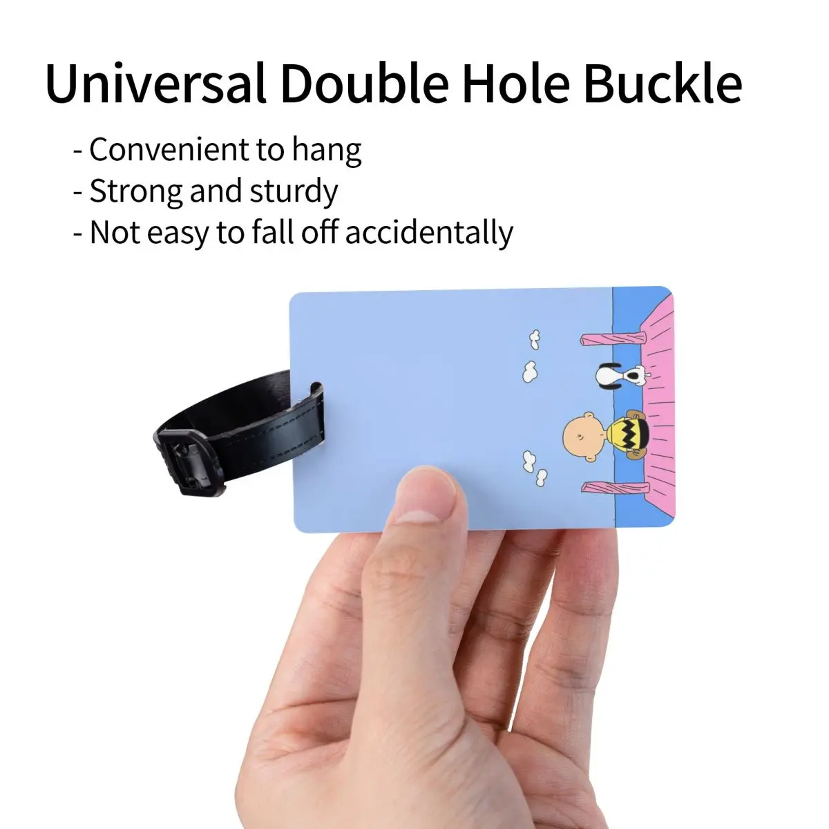 Багажная бирка с милым рисунком Снупи дорожные аксессуары портативная этикетка