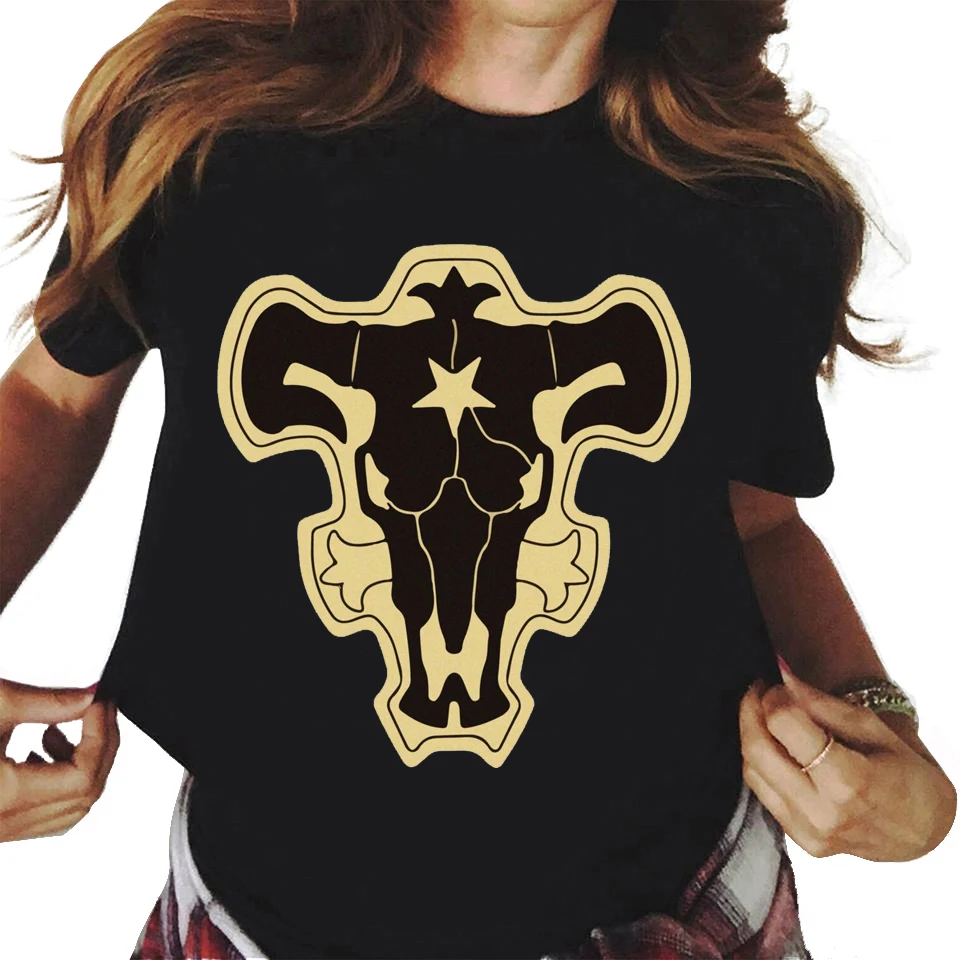 

New Anime T-Shirts Black Clover Print Men Women Fashion 100% Cotton Oversized T-Shirt Streetwear Harajuku Girl Tees Tops Clothes